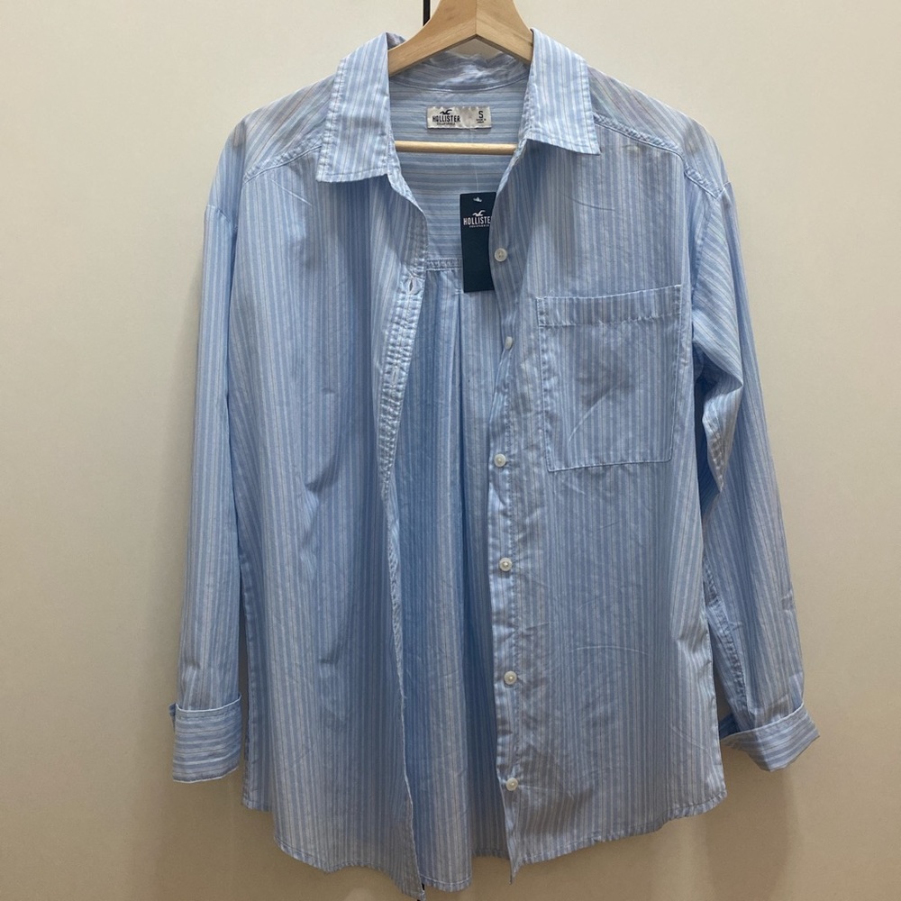 Hollister Striped Button Up Shirt